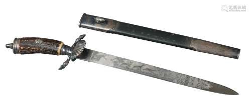 二十世纪样式 德国狩猎协会银装猎剑