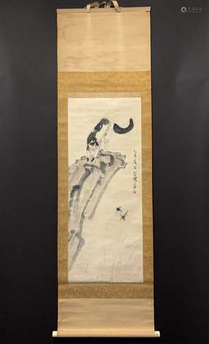 A CHINESE PAINTING,XU BEIHONG'S CAT