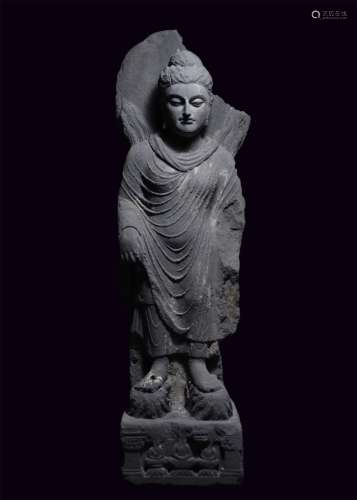 A STANDING STATUE OF GANDHARA