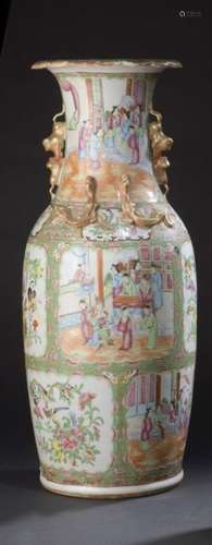 Canton porcelain vase China, late 19th century Bal…