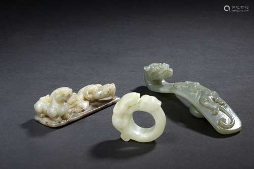 A fibula, a group and a jade ring China The fibula…