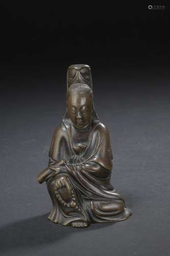 Bronze statuette of Guanyin China, 20th century Sh…