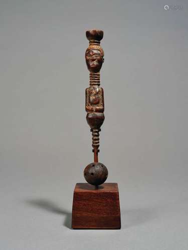 Ritual instrument carved on the handle of a female…