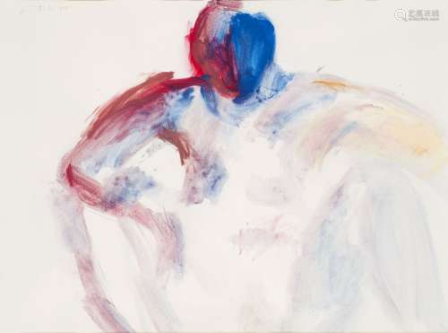 Sir Quentin Blake OBE, British b.1932- Figure II, 1986; wet pastel, signed and dated 1986,
