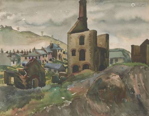 Michael Canney, British 1923-1999- Redruth, circa 1950s; watercolour, signed with estate stamp,