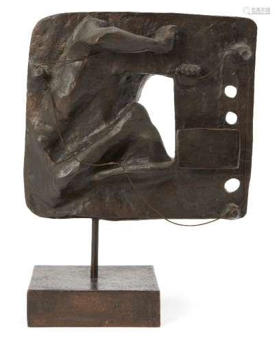 Michael Ayrton, British 1921-1975- Maze Maker III, 1964/65; bronze, edition 7/9, 26cm high (
