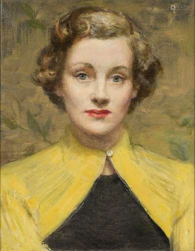 Anthony Devas ARA RP, British 1911 - 1958- Portrait of Griselda Kentner (second wife of Julius