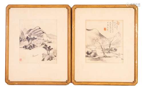 Chinese paintings Qinglong , 18th cent., Chang Nan Hua.