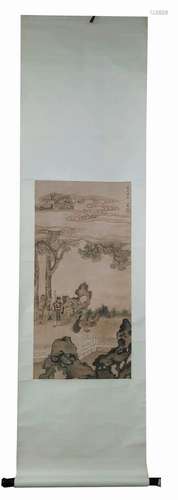 Chinese paper painting, late Qing or early republic period,