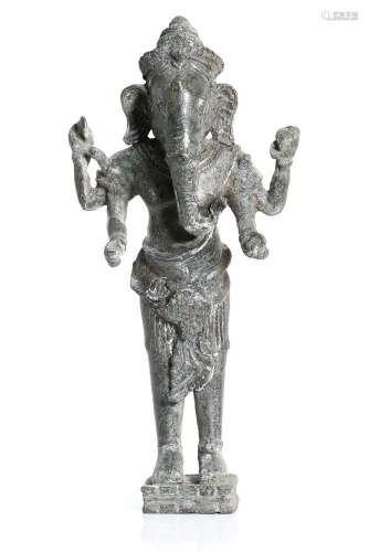 south east Asian, Khmer, standing Ganesh. 11-13 cent.