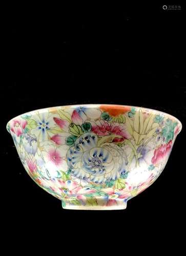 China A bowl decorated with a thousand flowers. He…