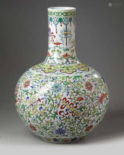 A Large Chinese Doucai Bottle …