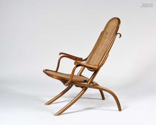 THONET suiveur de Fauteuil pliant en bois courbé c…