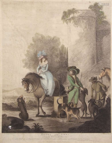 After H Bunbury, engraved by W Dickinson, 