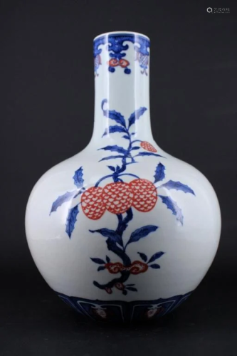 Chinese Qing Porcelain Blue&White Vase
