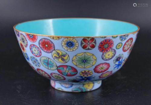 Qing Porcelain Famille Rose Bowl
