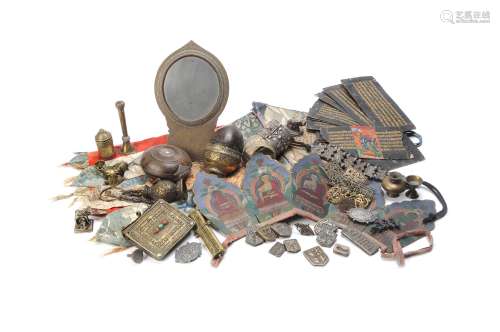 A group of Indian and Tibetan items