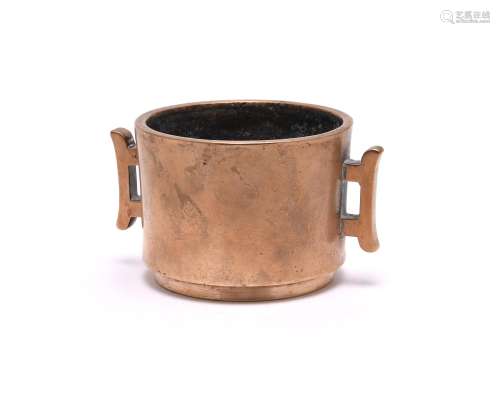 A Chinese bronze censer