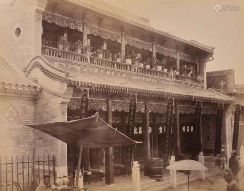 A photograph album of scenes of Beijing in 1902