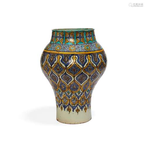 A Morrocan pottrey vase