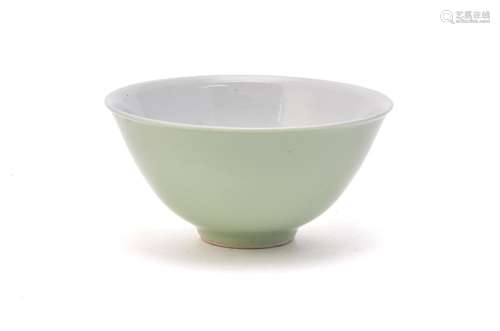 A Chinese celadon glazed bowl