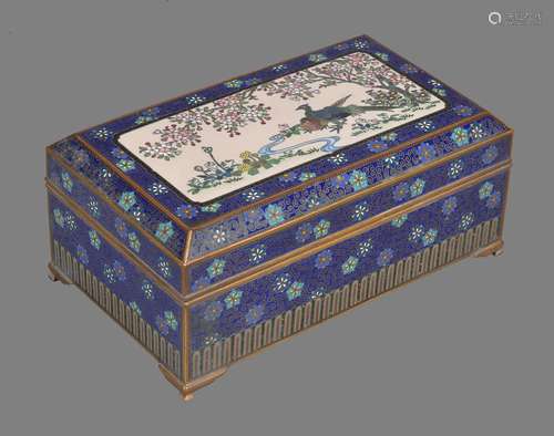 A Japanese Cloisonné Enamel Box