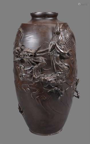 A Japanese Bronze Vase