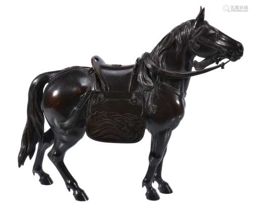 A Bronze Model of a Horse