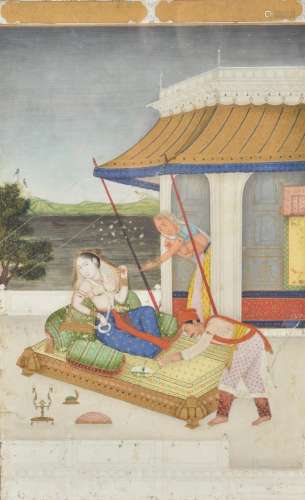 A painting from a Ragamala series