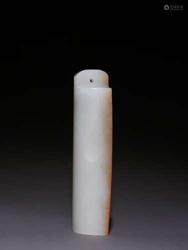 A Chinese Hetian Jade Tube