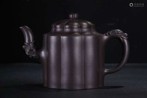 A Chinese Zisha Teapot With Mark