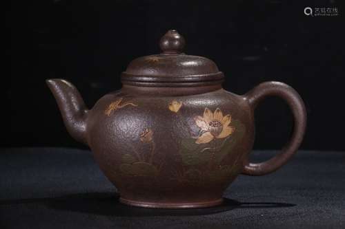 A Chinese Zisha Teapot With Mark