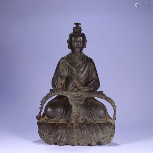 A Chinese Bronze Figure Statue