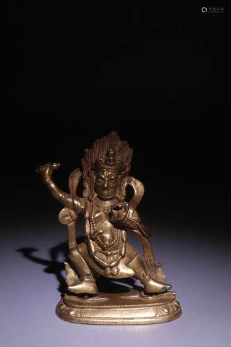 A Chinese Gilt Bronze Buddha