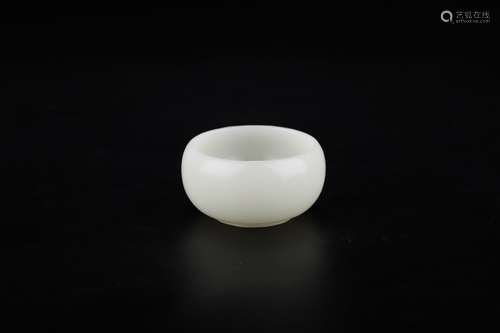 A Chinese Hetian Jade Cup