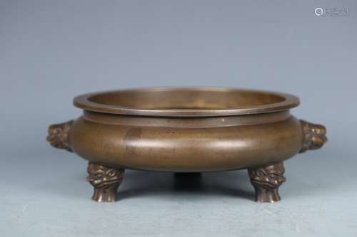 A Chinese Bronze Censer