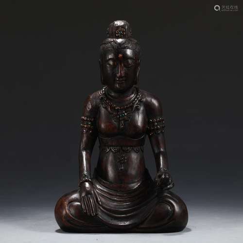 A Chinese Agarwood Buddha Statue