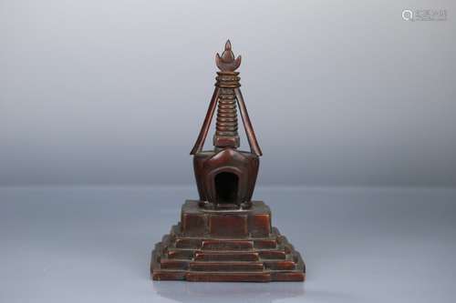 A Chinese Agarwood Pagoda