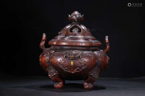 A Chinese Agarwood Censer