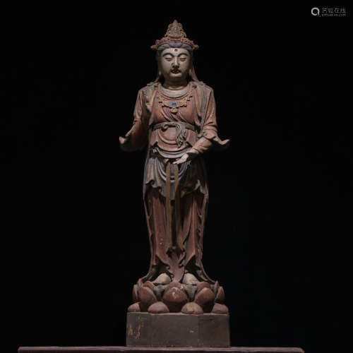 A Chinese Phoebe zhennan Bodhisattva Statue