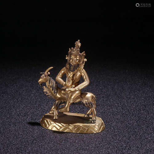 A Chinese Gild Bronze Buddha Statue