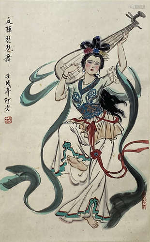 A Chinese Figure Painting