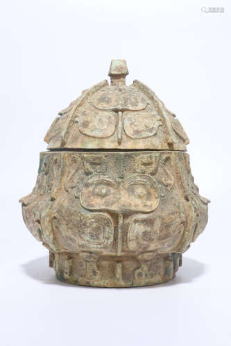 Chinese Western Han Dynasty Bronze Vessel