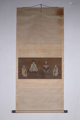 Chinese Li Gonglin'S Painting