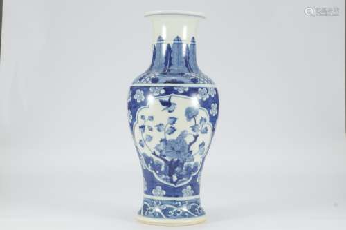 Qing Dynasty Guangxu flower bird design Grand View sound bottle