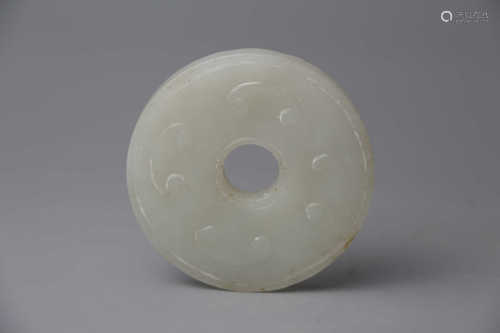 Hetian jade white jade wall