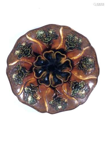 Tang Tri Color flower plate