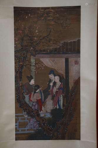 Tang Yin's narrative Chinese painting