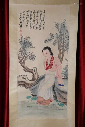 Chinese paintings of Zhang Daqian's Ladies