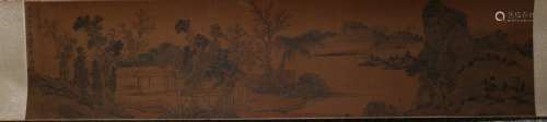 Wen Zhengming landscape scroll Chinese painting